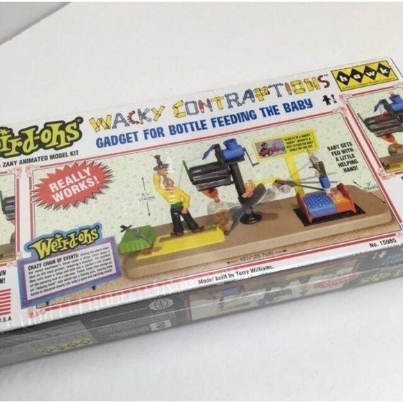 Weird-Ohs Wacky Contraption Model Kit 15985 Gadget For Bottle Feeding The Baby - Picture 2 of 7